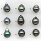 9-10mm Tahitian Pearl in Amazing High Luster and Natural Color, One Piece Undrilled for Making Jewelry, SKU # 2421TH