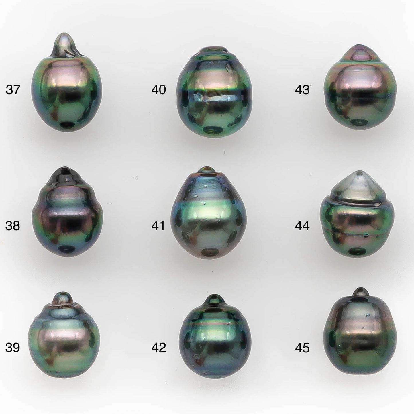 9-10mm Tahitian Pearl in Amazing High Luster and Natural Color, One Piece Undrilled for Making Jewelry, SKU # 2421TH