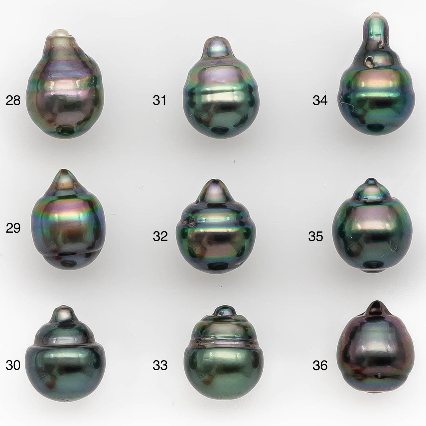 9-10mm Tahitian Pearl in Amazing High Luster and Natural Color, One Piece Undrilled for Making Jewelry, SKU # 2423TH