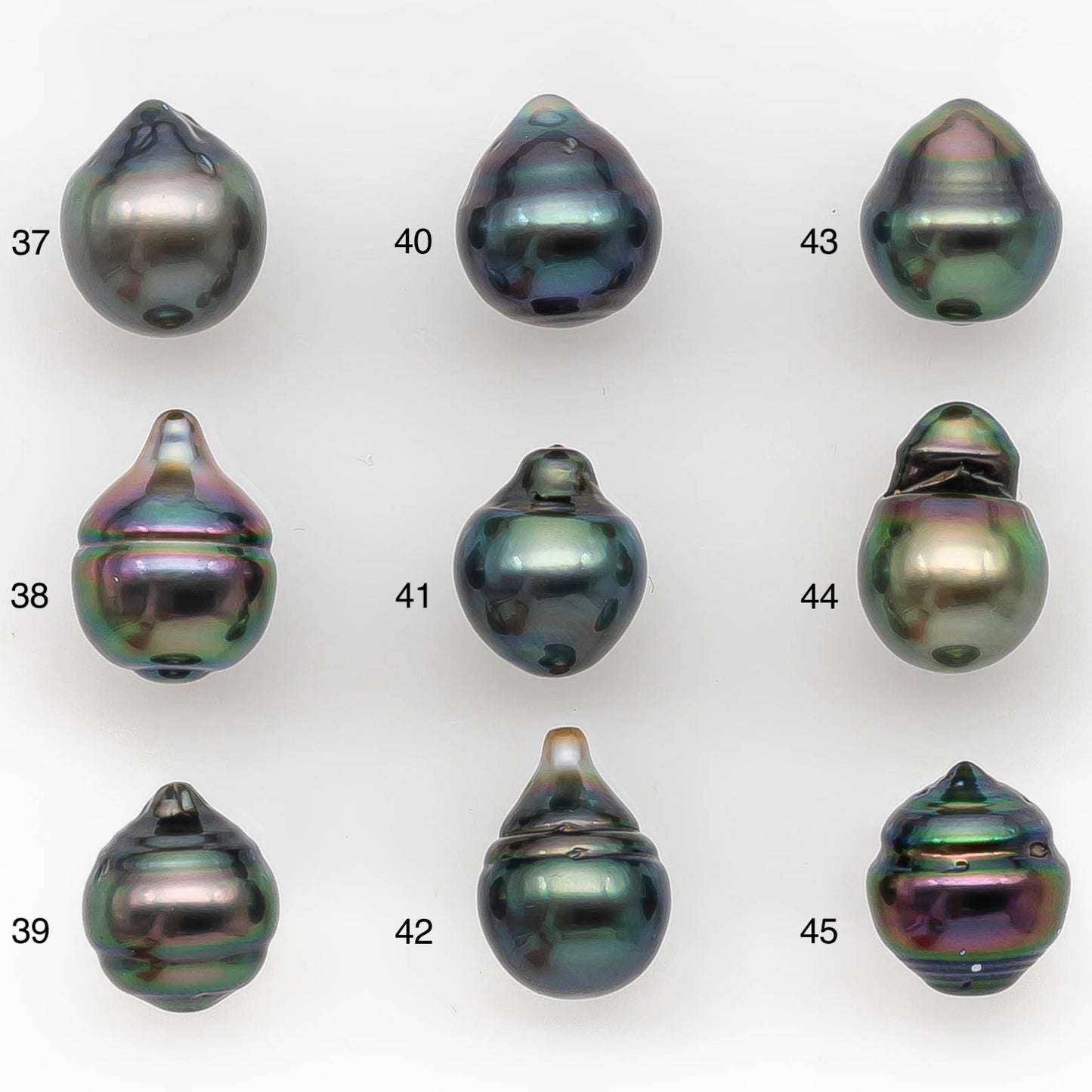 9-10mm Tahitian Pearl in Amazing High Luster and Natural Color, One Piece Undrilled for Making Jewelry, SKU # 2423TH