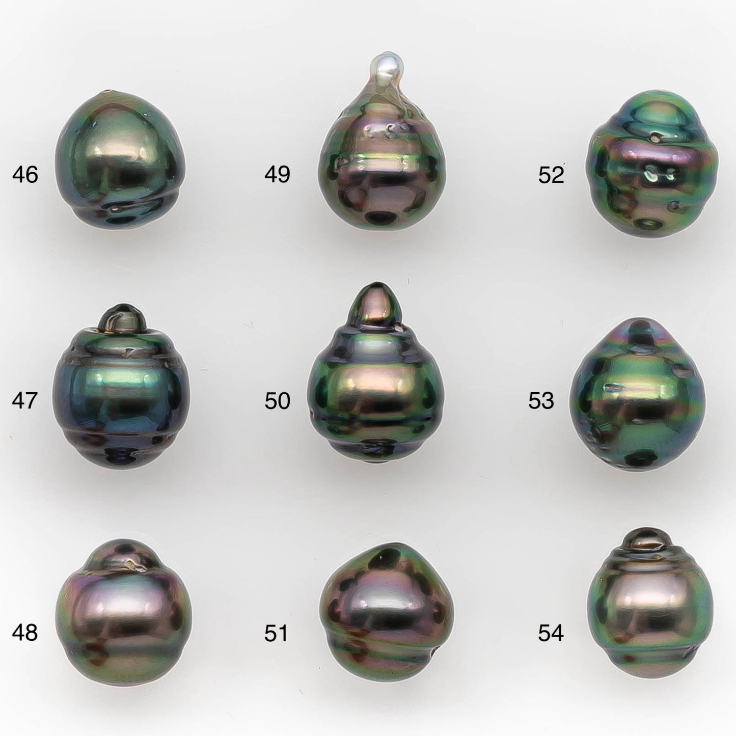 9-10mm Tahitian Pearl in Amazing High Luster and Natural Color, One Piece Undrilled for Making Jewelry, SKU # 2423TH