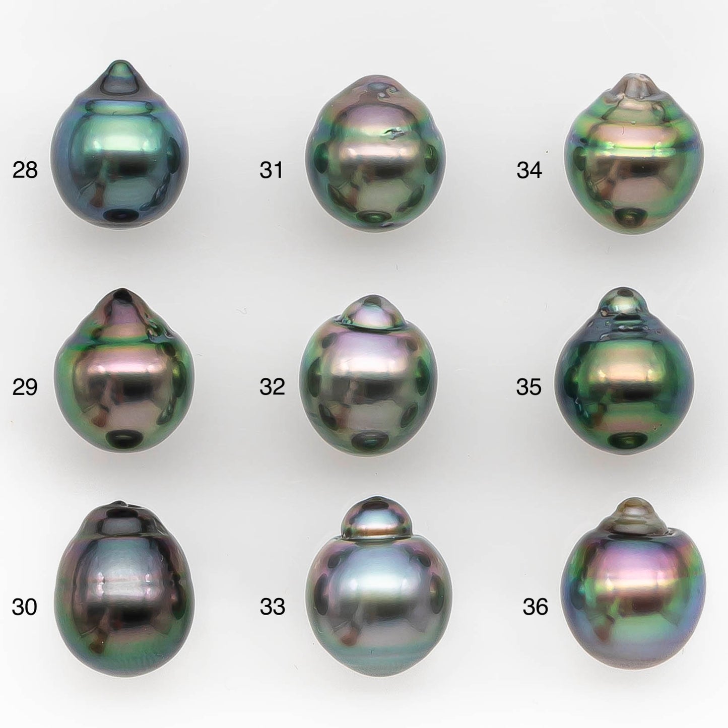 10-11mm Tahitian Pearl in Extremely High Luster and Natural Color, Single Piece Undrilled for Making Jewelry, SKU # 2424TH