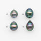 10-11mm Tahitian Pearl in Extremely High Luster and Natural Color, Single Piece Undrilled for Making Jewelry, SKU # 2424TH