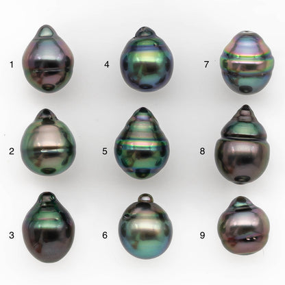 10-11mm Tahitian Pearl in Gorgeous High Luster and Natural Color, Single Piece Undrilled for Making Jewelry, SKU #2426TH