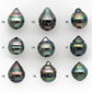 10-11mm Tahitian Pearl in Gorgeous High Luster and Natural Color, Single Piece Undrilled for Making Jewelry, SKU #2426TH