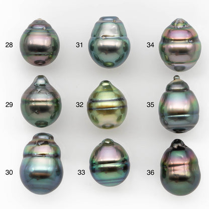 11-12mm Tahitian Pearl in Extremely High Luster and Natural Color, Single Piece Undrilled for Making Jewelry, SKU # 2428TH