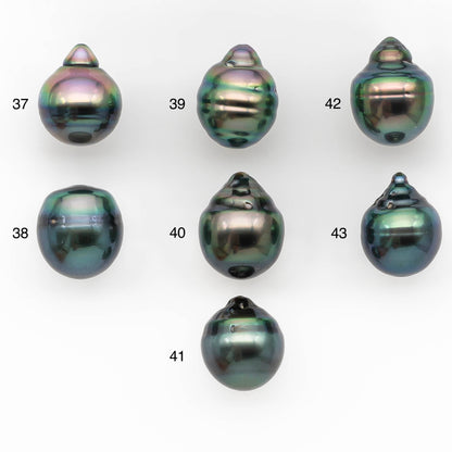 11-12mm Tahitian Pearl in Extremely High Luster and Natural Color, Single Piece Undrilled for Making Jewelry, SKU # 2428TH
