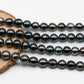 11-12mm Tahitian Pearl in Full Strand with All Natural Color with High Luster for Jewelry Making, SKU# 1843TH