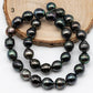 11-12mm Tahitian Pearl Bead with High Luster, In Full Strand with Blemishes for Jewelry Making, SKU # 1844TH