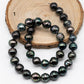 11-12mm Tahitian Pearl in Full Strand with All Natural Color with High Luster for Jewelry Making, SKU# 1846TH