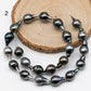 11-12mm Tahitian Pearl in Full Strand with All Natural Color with High Luster for Jewelry Making, SKU# 1847TH