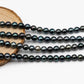 8-9mm Round Tahitian Pearl in Full Strand with Natural Color and High Luster, For Jewelry Making, SKU # 2066TH