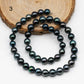 8-9mm Round Tahitian Pearl in Full Strand with Natural Color and High Luster, For Jewelry Making, SKU # 2066TH