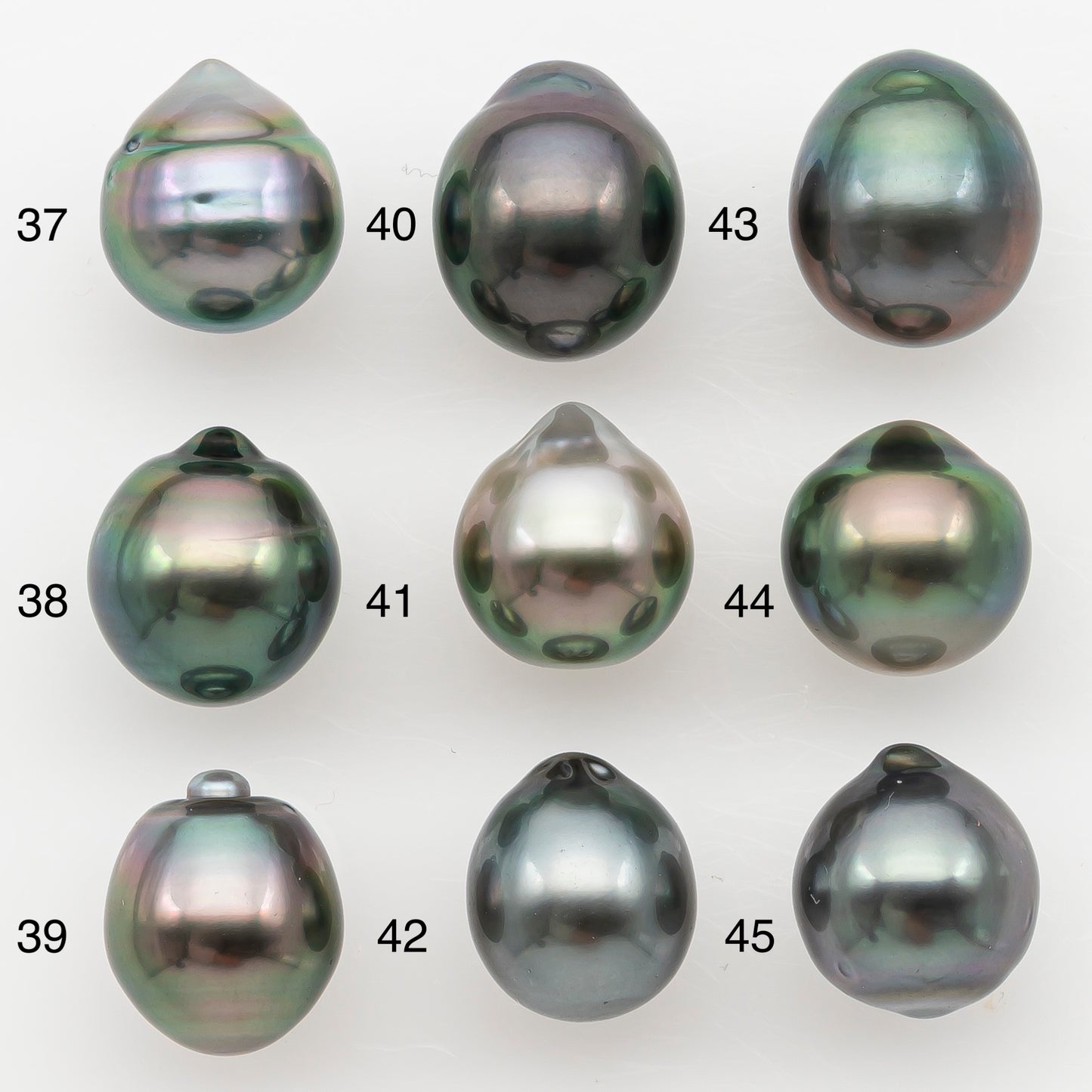 9-10mm Tahitian Pearl Natural Color with High Luster, Loose Undrilled for Jewelry Making, SKU # 3178TH
