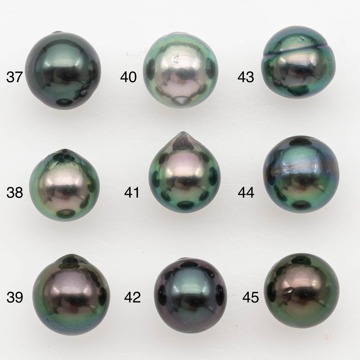 8-9mm Tahitian Pearl Natural Color with High Luster, Loose Undrilled for Jewelry Making, SKU # 3183TH