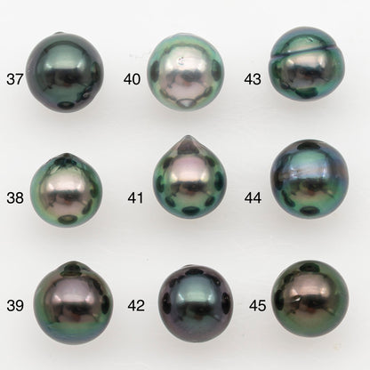 8-9mm Tahitian Pearl Natural Color with High Luster, Loose Undrilled for Jewelry Making, SKU # 3183TH