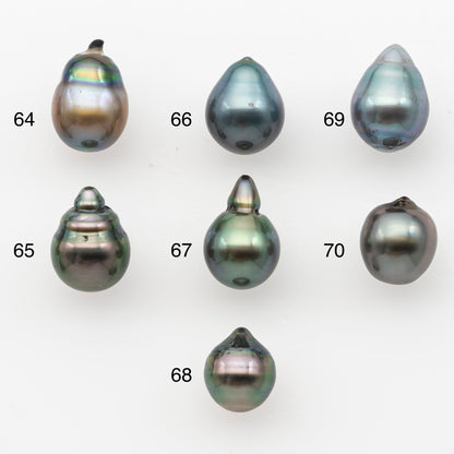 8-9mm Tahitian Pearl, Loose Undrilled with High Luster and Blemishes for Jewelry Making, SKU # 2983TH