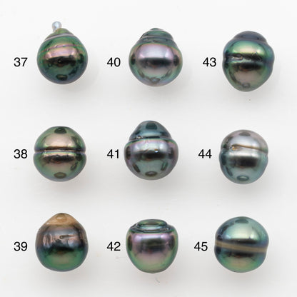 8-9mm Tahitian Pearl, Loose Undrilled with High Luster and Blemishes for Jewelry Making, SKU # 2985TH