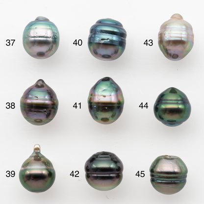 8-9mm Tahitian Pearl, Loose Undrilled with High Luster and Blemishes for Jewelry Making, SKU # 2986TH