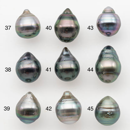 9-10mm Tahitian Pearl, Loose Undrilled with High Luster and Blemishes for Jewelry Making, SKU # 2987TH