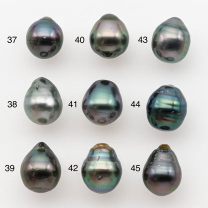9-10mm Tahitian Pearl, Loose Undrilled with High Luster and Blemishes for Jewelry Making, SKU # 2988TH