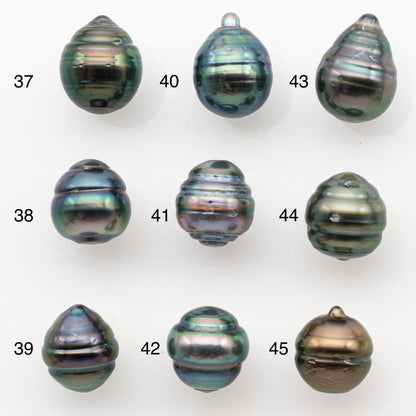 9-10mm Tahitian Pearl, Loose Undrilled with High Luster and Blemishes for Jewelry Making, SKU # 2990TH