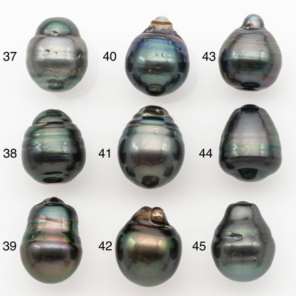 11-12mm Tahitian Pearl Natural Color with Minor Blemishes, Loose Undrilled for Jewelry Making, SKU # 3261TH