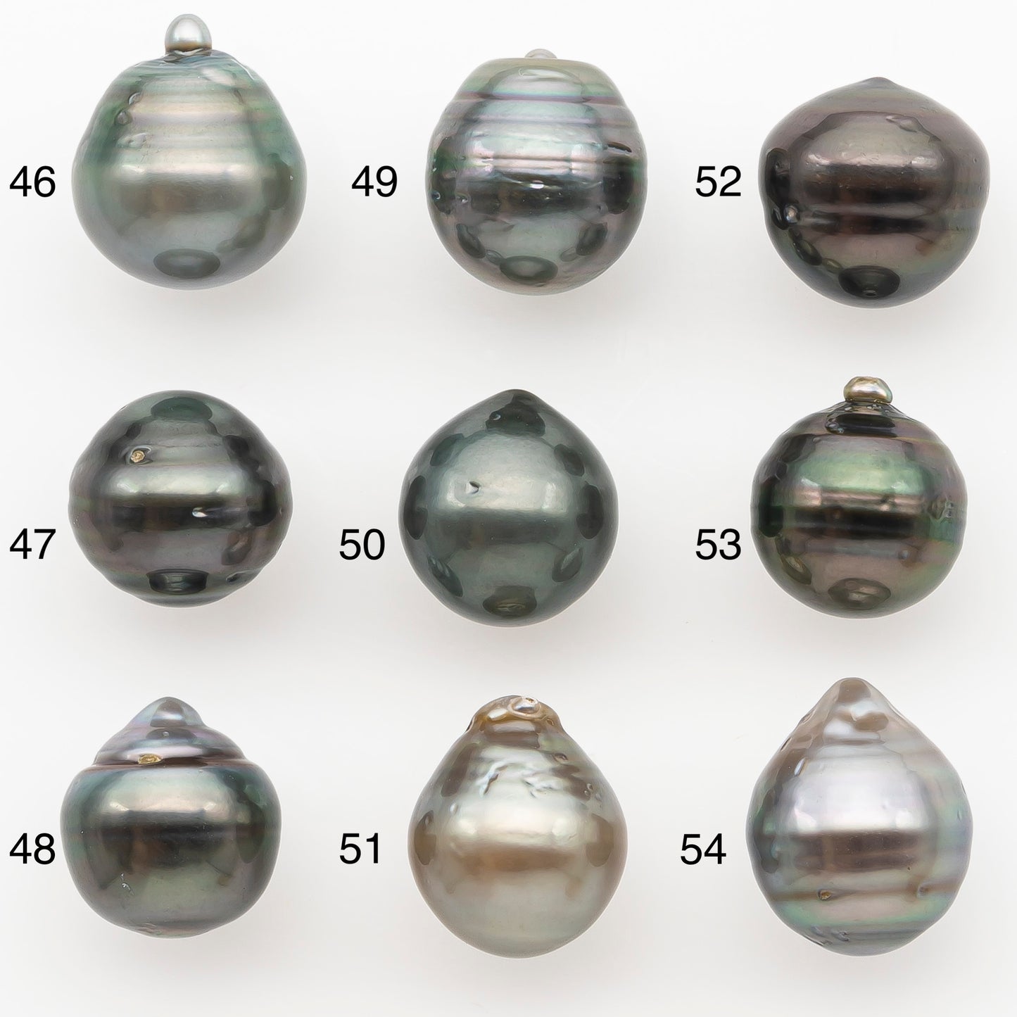 11-12mm Tahitian Pearl Natural Color with Minor Blemishes, Loose Undrilled for Jewelry Making, SKU # 3261TH