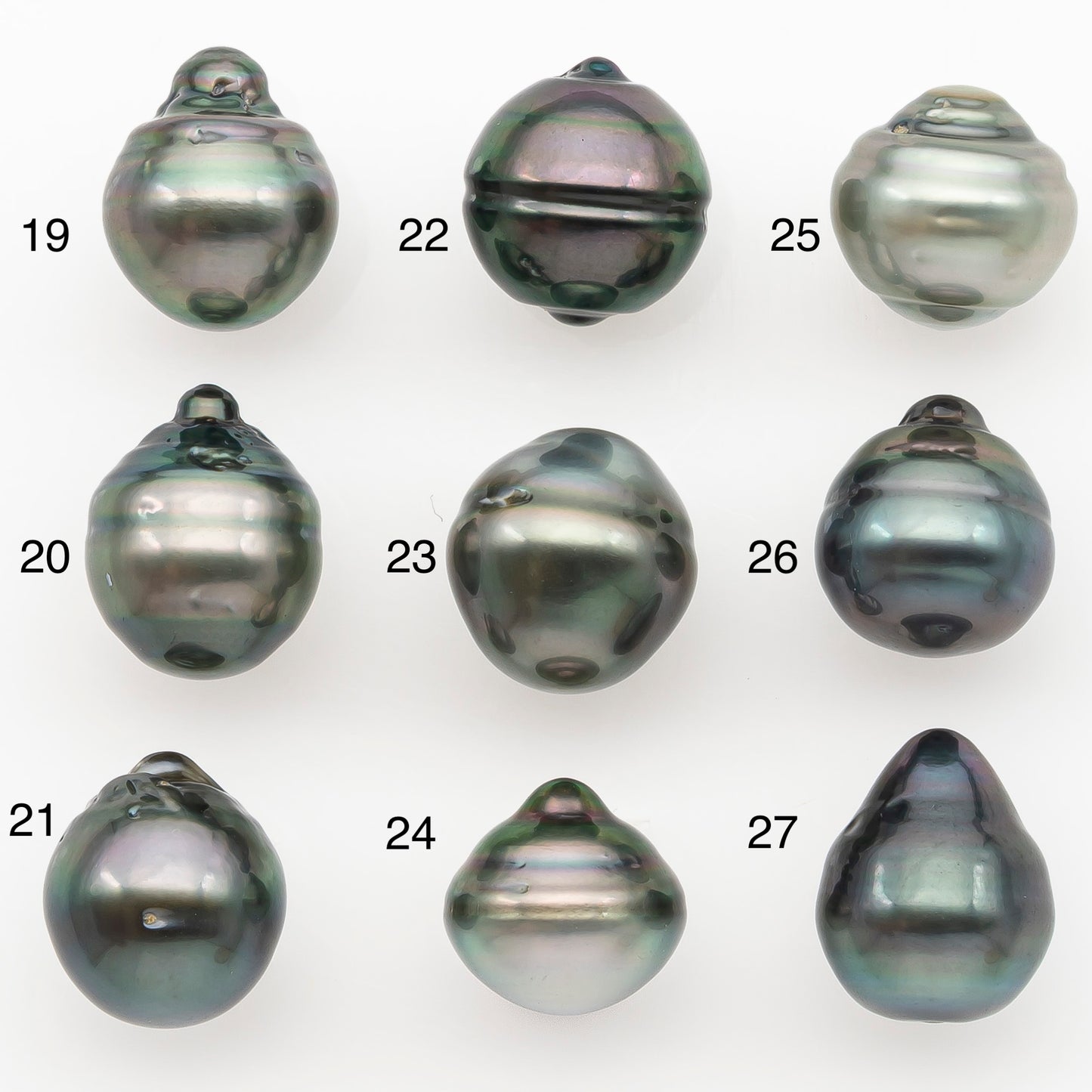 11-12mm Tahitian Pearl Natural Color with Minor Blemishes, Loose Undrilled for Jewelry Making, SKU # 3262TH