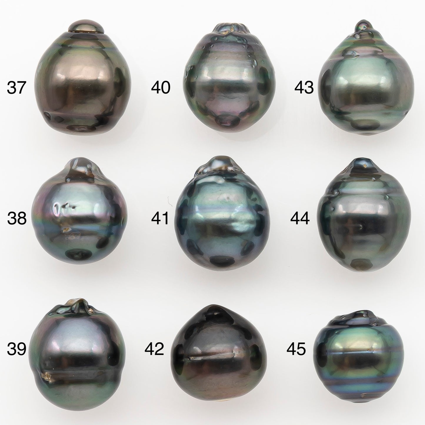 11-12mm Tahitian Pearl Natural Color with Minor Blemishes, Loose Undrilled for Jewelry Making, SKU # 3262TH