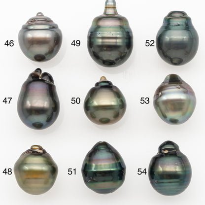 11-12mm Tahitian Pearl Natural Color with Minor Blemishes, Loose Undrilled for Jewelry Making, SKU # 3262TH