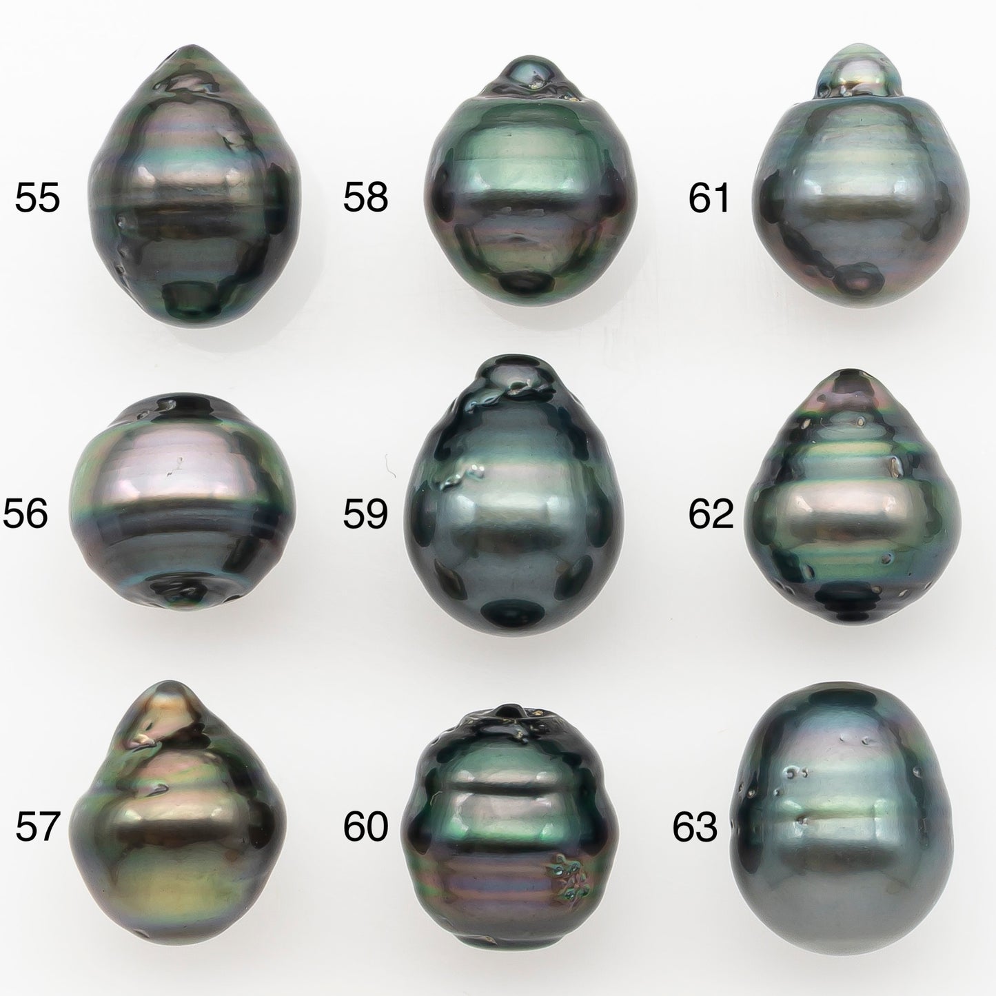 11-12mm Tahitian Pearl Natural Color with Minor Blemishes, Loose Undrilled for Jewelry Making, SKU # 3262TH