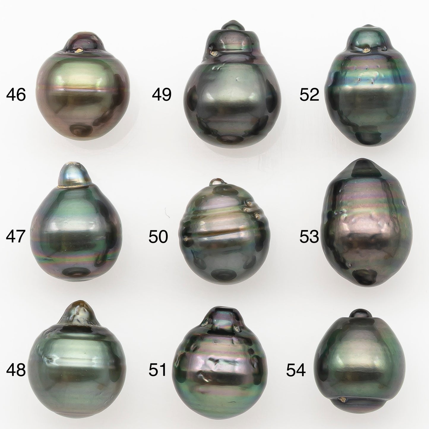 11-12mm Tahitian Pearl Natural Color with Minor Blemishes, Loose Undrilled for Jewelry Making, SKU # 3263TH