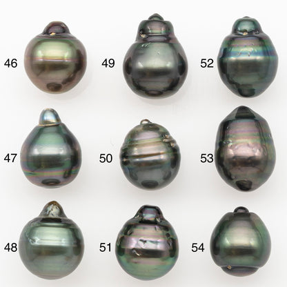 11-12mm Tahitian Pearl Natural Color with Minor Blemishes, Loose Undrilled for Jewelry Making, SKU # 3263TH