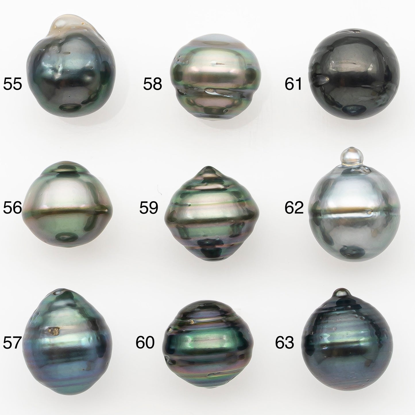 11-12mm Tahitian Pearl Natural Color with Minor Blemishes, Loose Undrilled for Jewelry Making, SKU # 3263TH