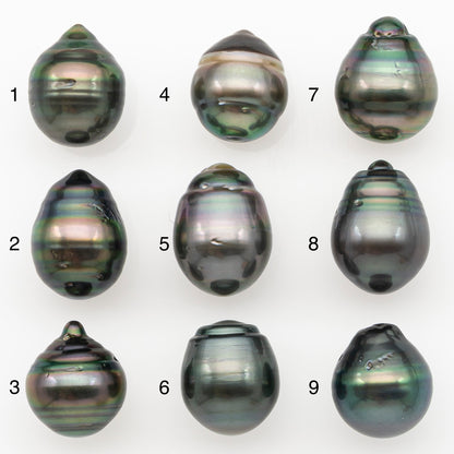 11-12mm Tahitian Pearl Natural Color with Minor Blemishes, Loose Undrilled for Jewelry Making, SKU # 3264TH