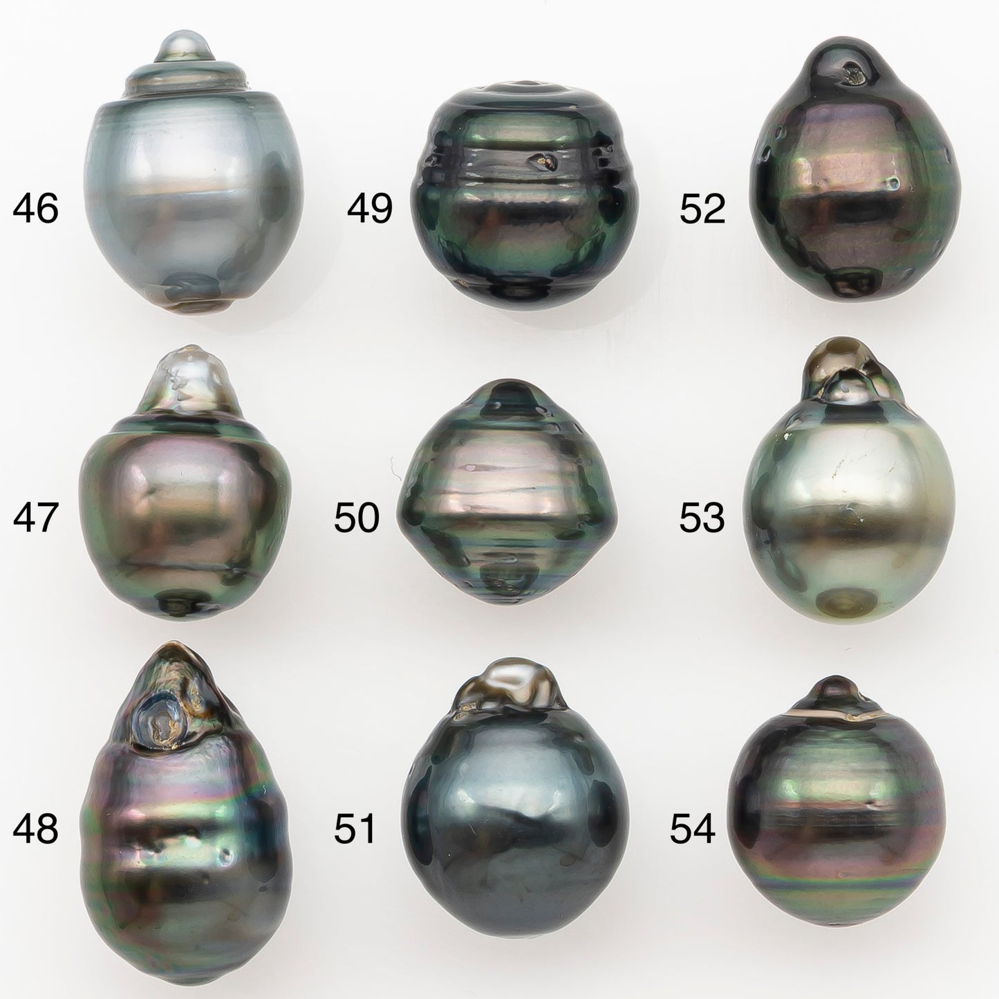 11-12mm Tahitian Pearl Natural Color with Minor Blemishes, Loose Undrilled for Jewelry Making, SKU # 3264TH