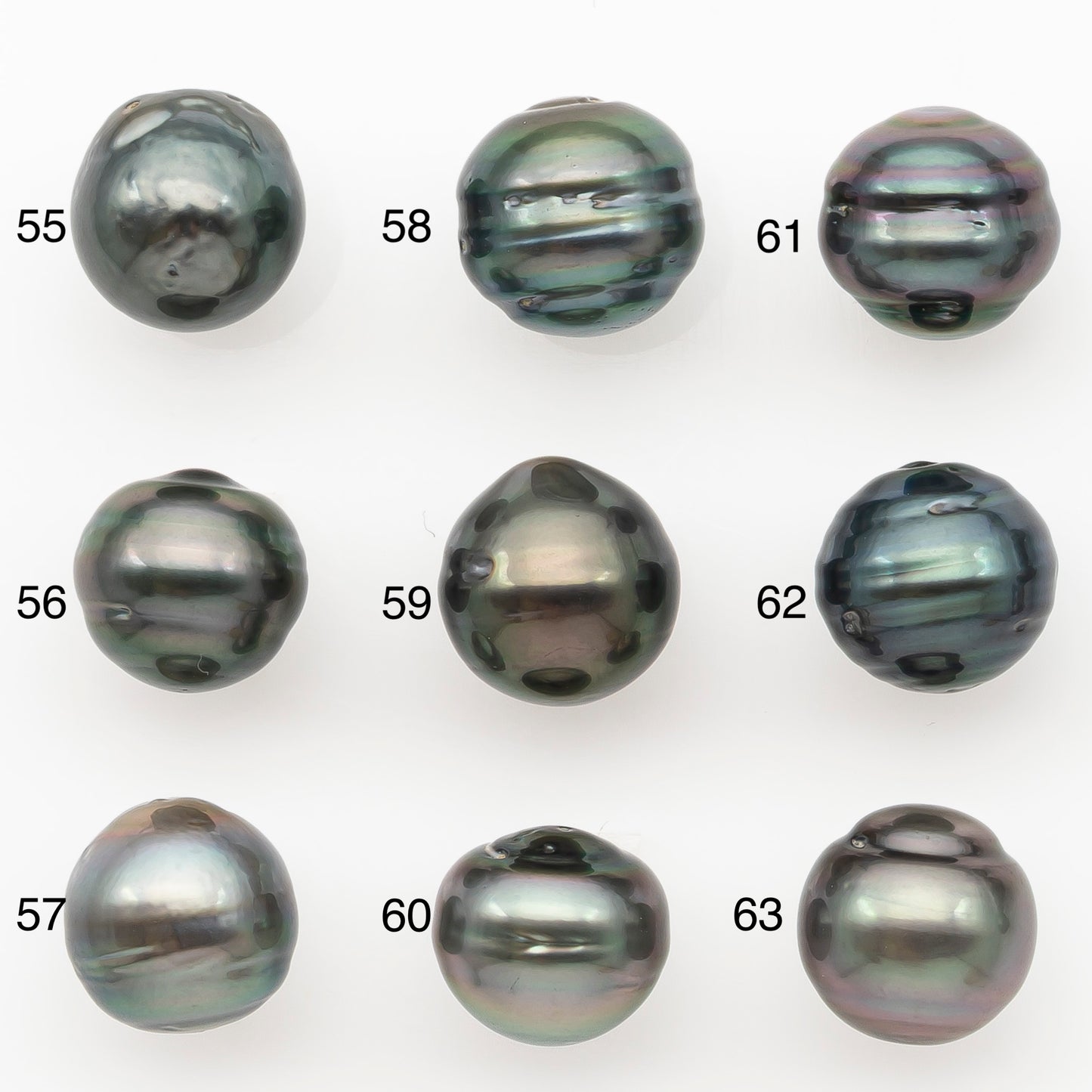 11-12mm Tahitian Pearl Natural Color with Minor Blemishes, Loose Undrilled for Jewelry Making, SKU # 3264TH