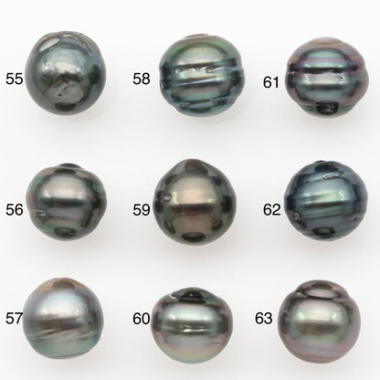 11-12mm Tahitian Pearl Natural Color with Minor Blemishes, Loose Undrilled for Jewelry Making, SKU # 3264TH