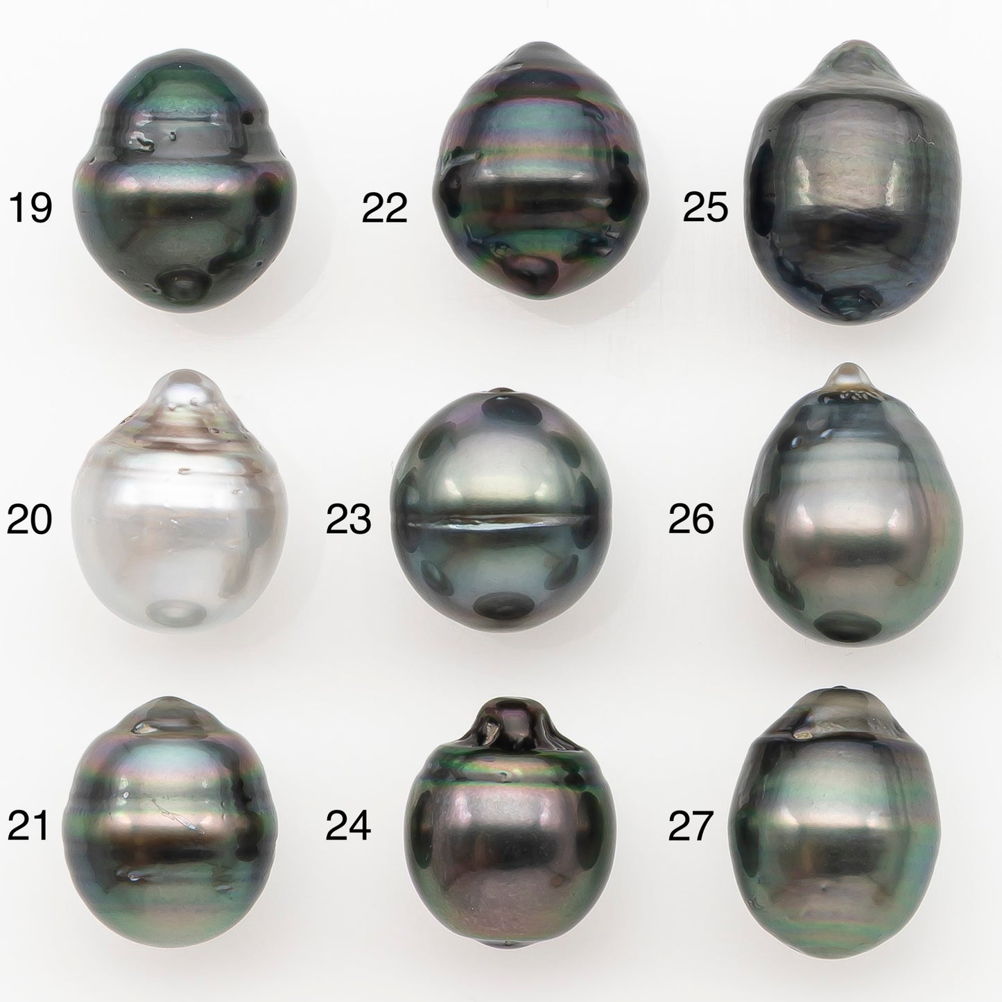 11-12mm Tahitian Pearl Natural Color with Minor Blemishes, Loose Undrilled for Jewelry Making, SKU # 3265TH