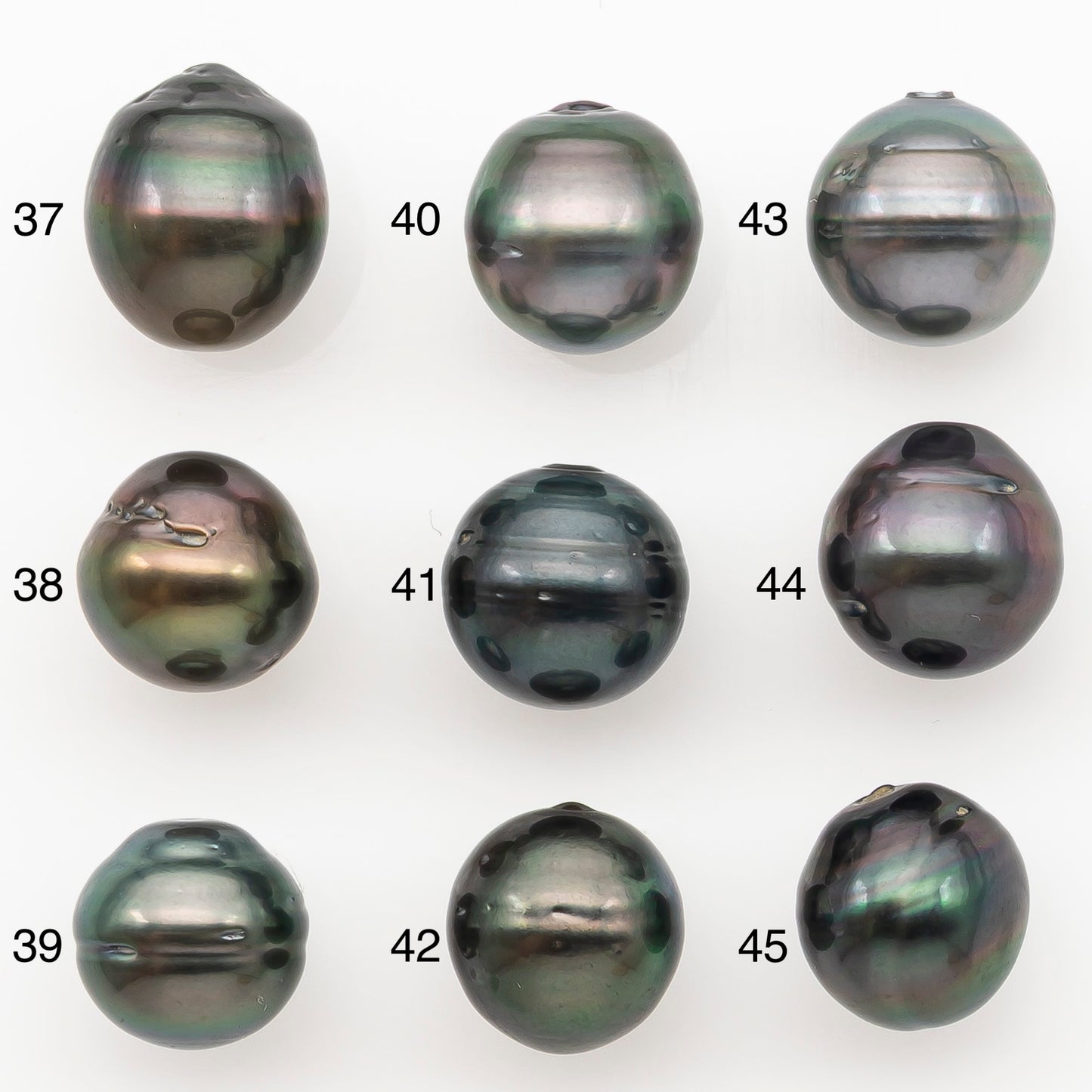 11-12mm Tahitian Pearl Natural Color with Minor Blemishes, Loose Undrilled for Jewelry Making, SKU # 3265TH