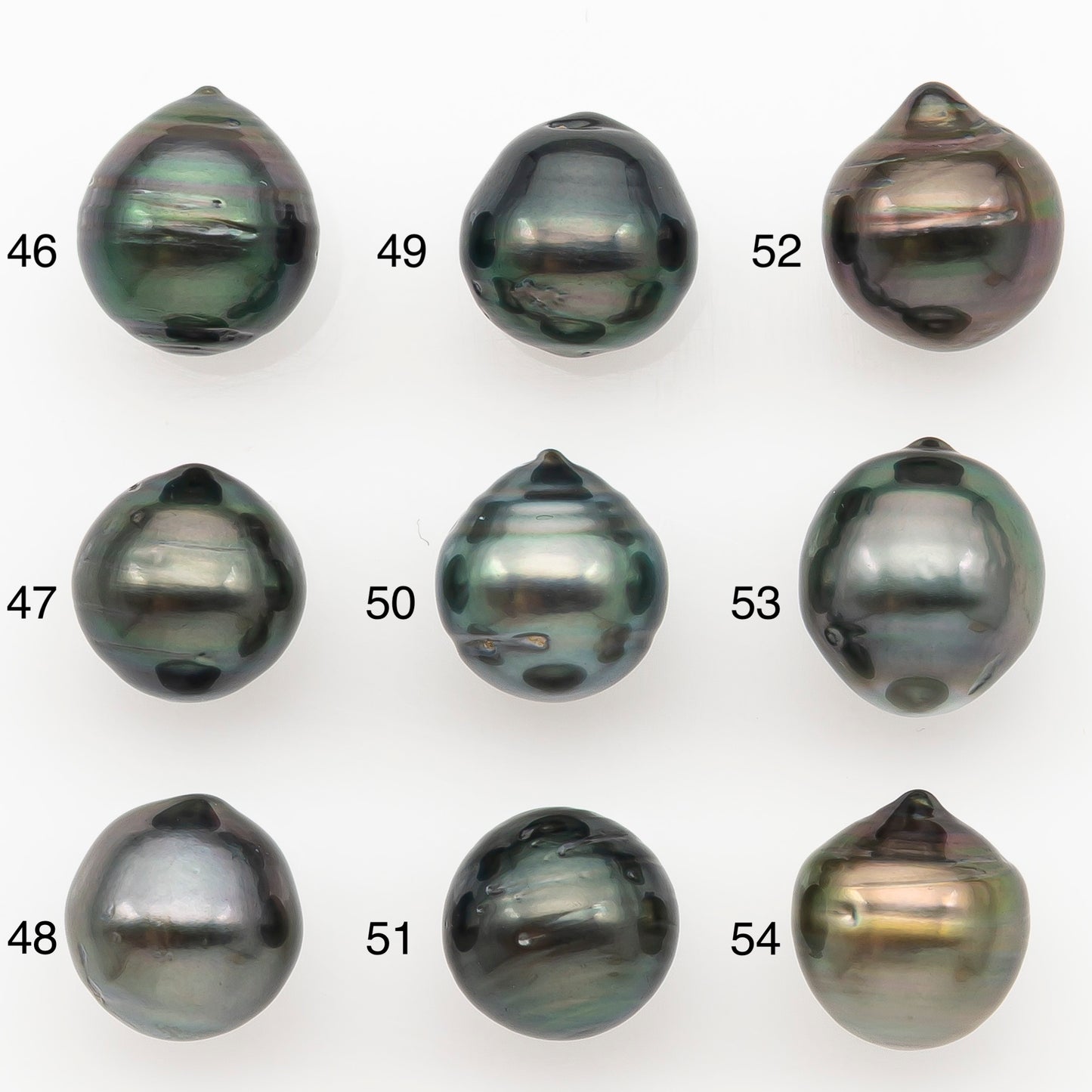 11-12mm Tahitian Pearl Natural Color with Minor Blemishes, Loose Undrilled for Jewelry Making, SKU # 3265TH