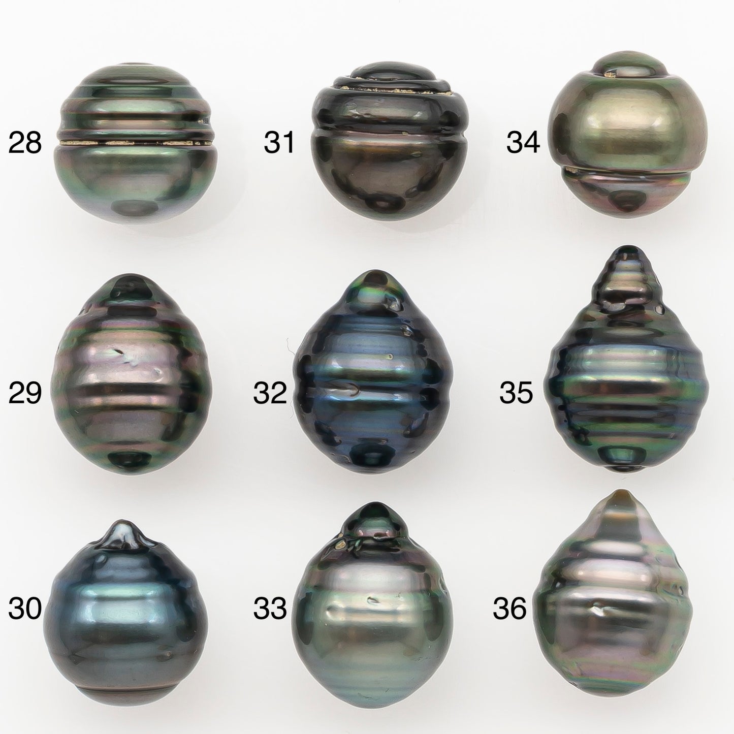 11-12mm Tahitian Pearl Natural Color with Minor Blemishes, Loose Undrilled for Jewelry Making, SKU # 3266TH