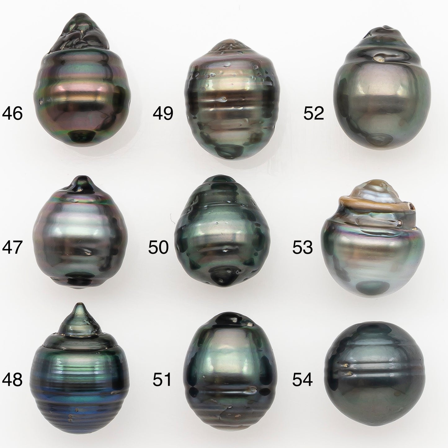 11-12mm Tahitian Pearl Natural Color with Minor Blemishes, Loose Undrilled for Jewelry Making, SKU # 3266TH