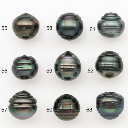 11-12mm Tahitian Pearl Natural Color with Minor Blemishes, Loose Undrilled for Jewelry Making, SKU # 3266TH
