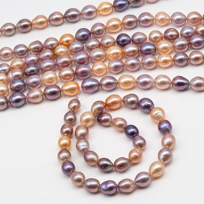 10-12mm Edison Pearl Strand with Amazing High Luster and All Natural Colors, SKU # 2493ED