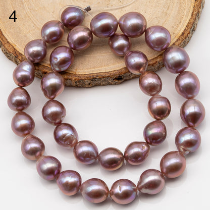 10-12mm Edison Pearl Strand with Amazing High Luster and All Natural Colors, SKU # 2495ED
