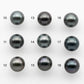 10-11mm High Quality Round Tahitian Pearl in Natural Color and Very Nice Luster, Single Piece Loose Undrilled, SKU # 2088TH