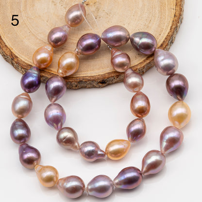 10-12mm Edison Pearl Strand with Amazing High Luster and All Natural Colors, SKU # 2496ED