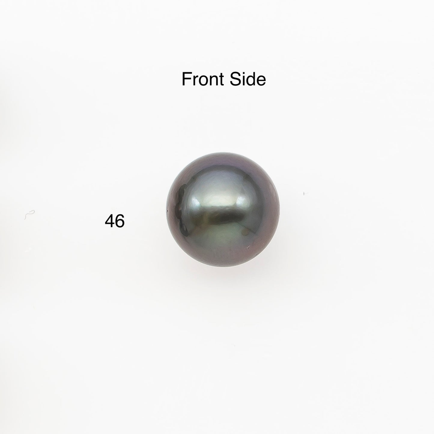 10-11mm Round Tahitian Pearl Natural Color with Minor Blemishes, Loose Undrilled for Jewelry Making, SKU # 3283TH